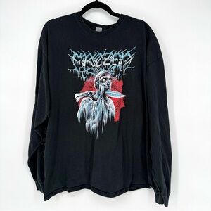 Frozen Soul Twist the Knife Black Long Sleeve Shirt Death Metal 2XL